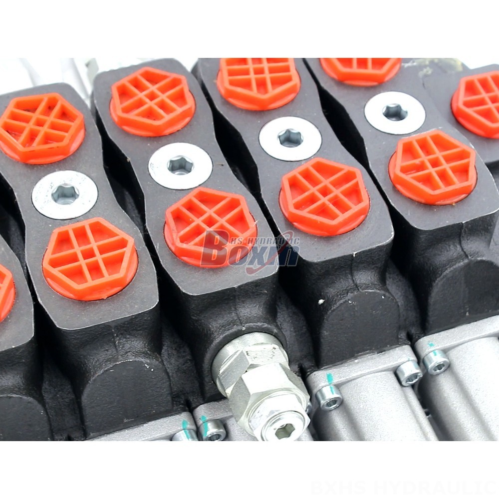SD8-Electric Unloading Valve 5 Position 4 Solenoid 12v 24v Hydraulic Directional Control Valve detail image
